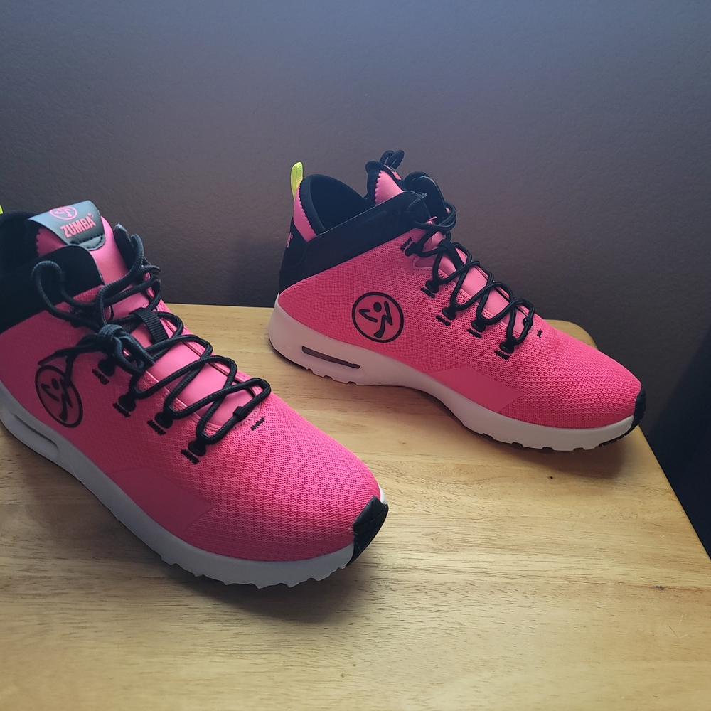 Zumba Fitness Pink and Black Women's Athletic Shoes